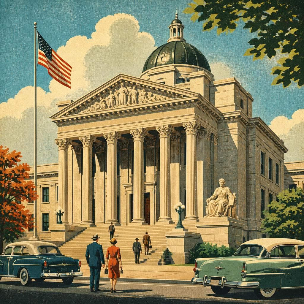 Cover art for When a Courthouse Had to Say Everything