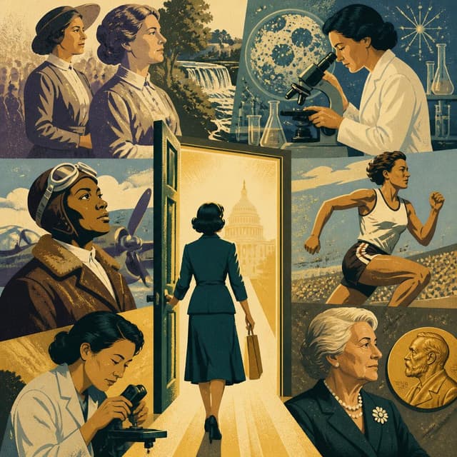 Cover art for the Women Who Changed America: Trailblazers collection