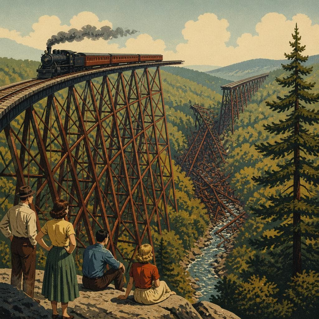 Cover art for The Bridge That Turned Heads Over Kinzua Creek