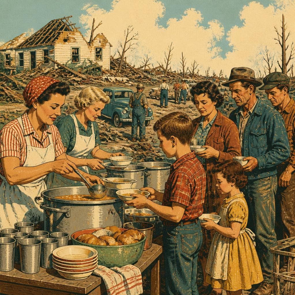 Cover art for After the Twister, a Meal