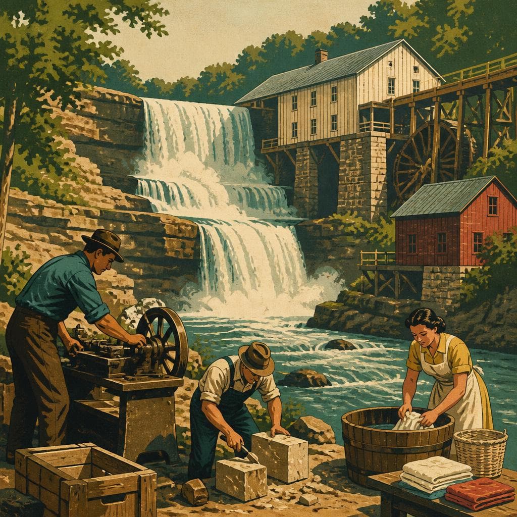 Cover art for When Burgess Falls Was a Workplace