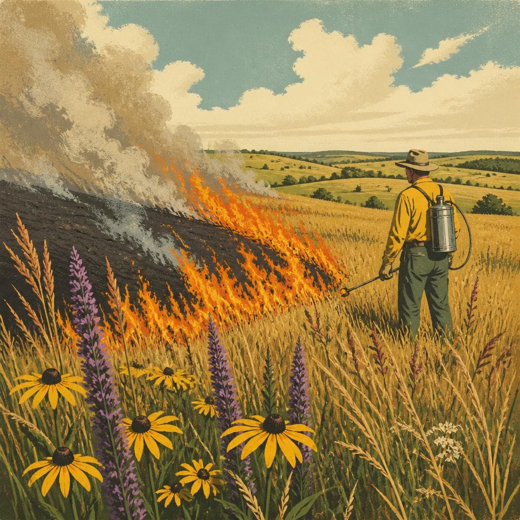 Cover art for Why Fire Keeps Tarkio Prairie Alive