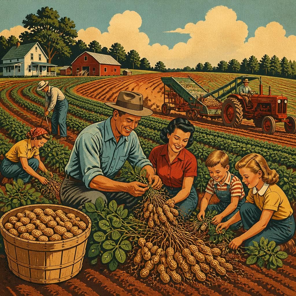 Cover art for Red Dirt, Green Peanuts