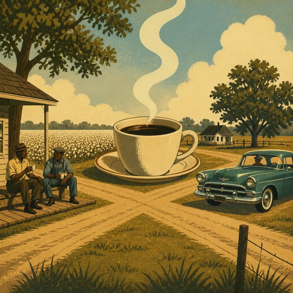 Cover art for The Crossroads Called Hot Coffee