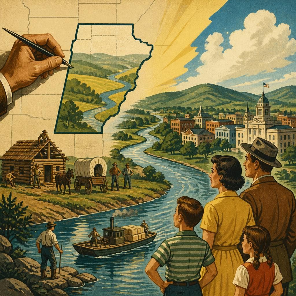 Cover art for When a County Became Real