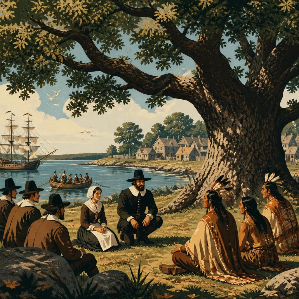 Cover art for Under the Salem Oak, a Founding Story Took Root