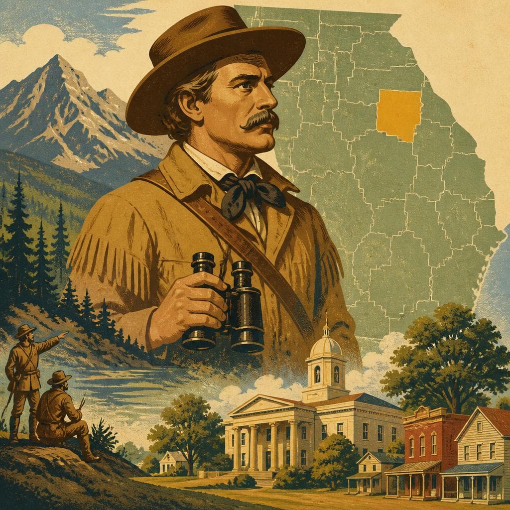 Cover art for The Man Behind Zebulon, Who Never Lived Here