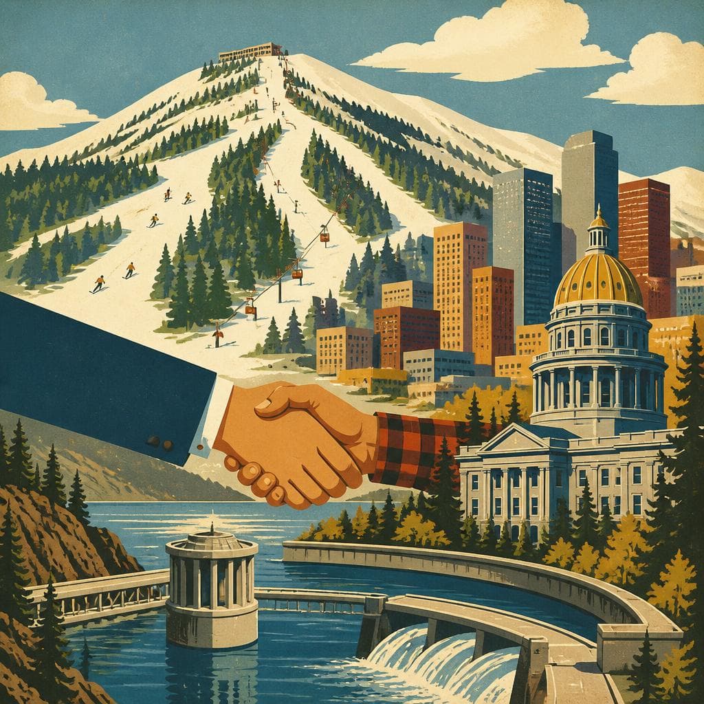 Cover art for The City That Owned a Mountain