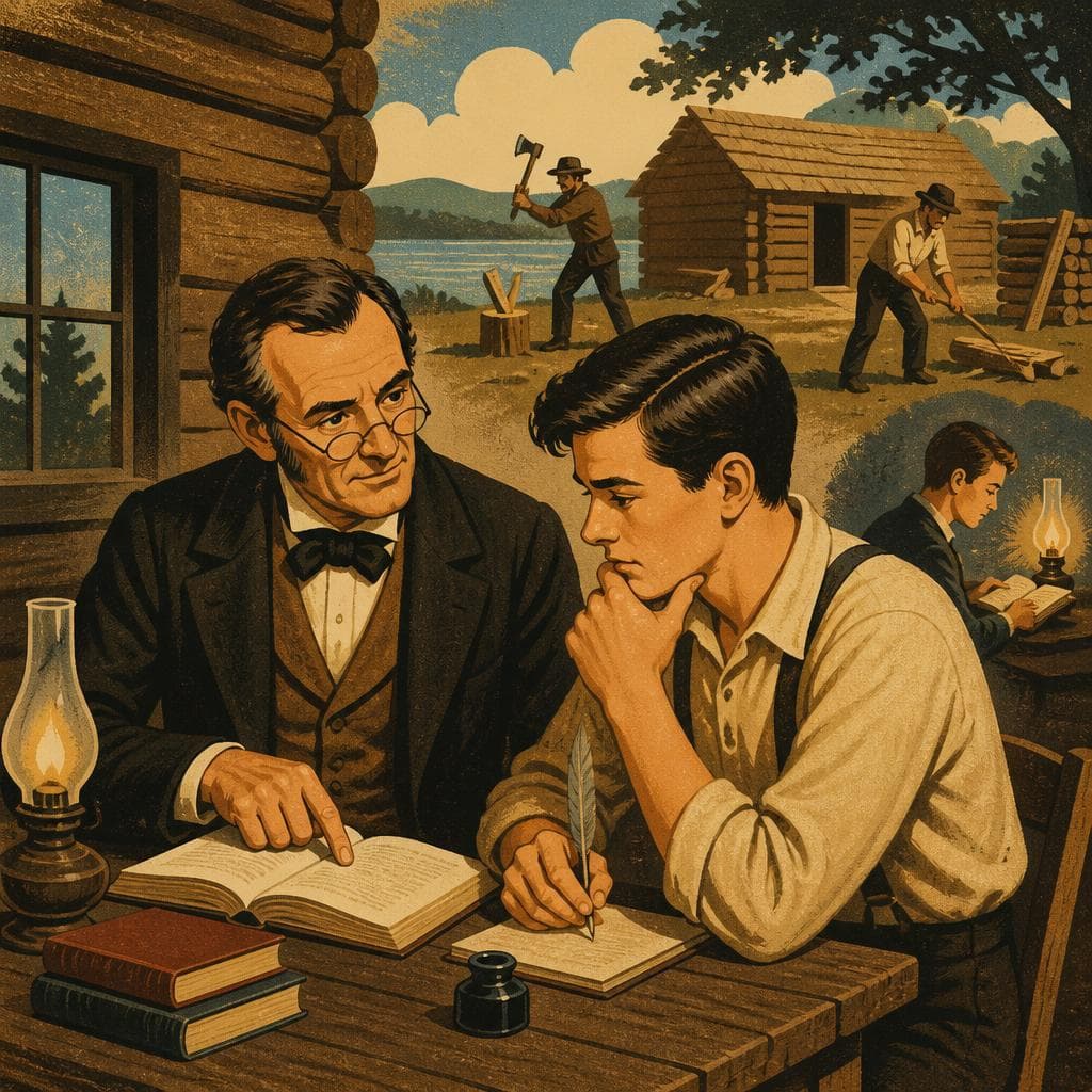 Cover art for The Schoolmaster of New Salem