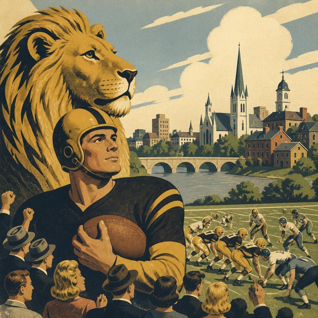Cover art for When the Lions Gave St. Charles a Football Dream