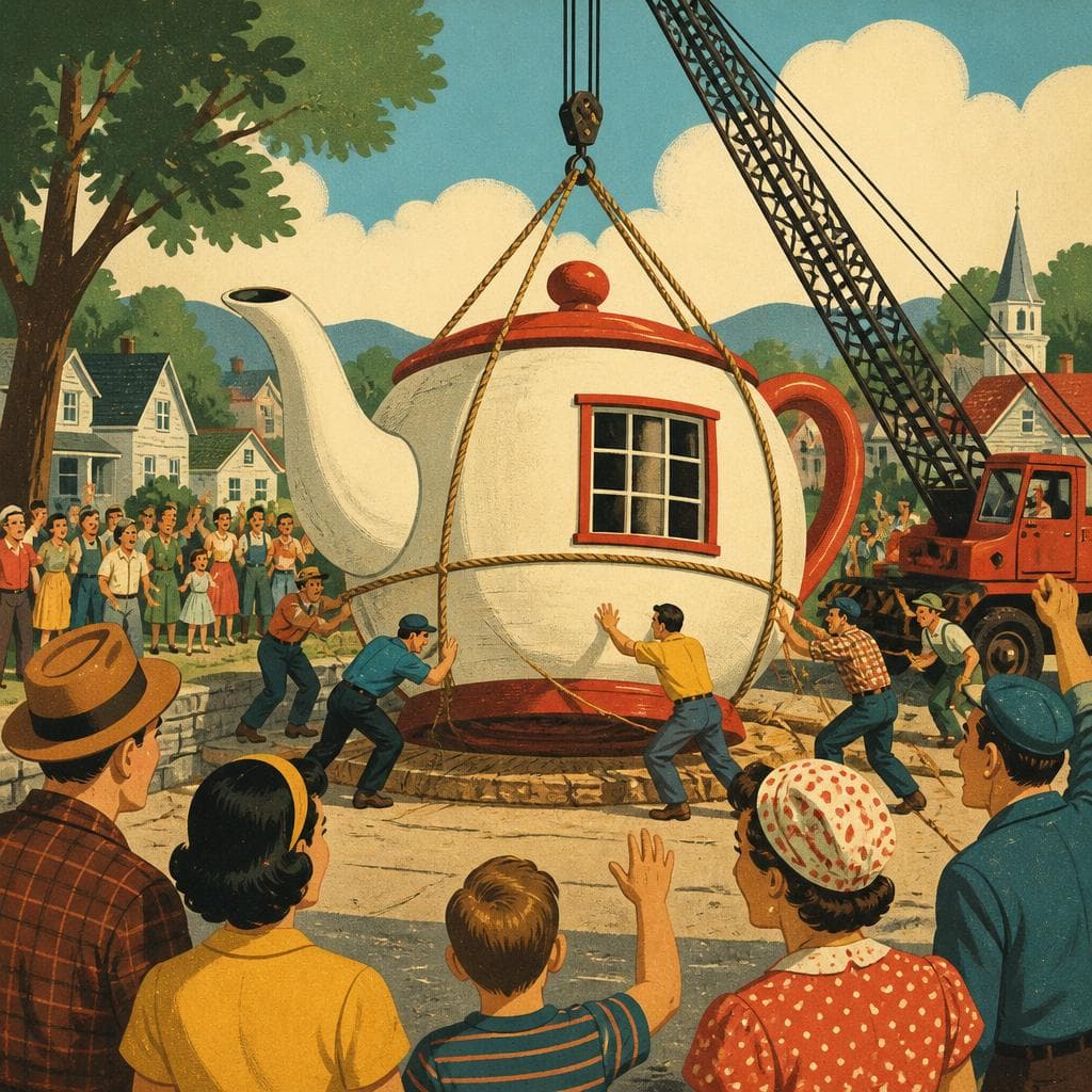 Cover art for How Chester Saved Its Giant Teapot