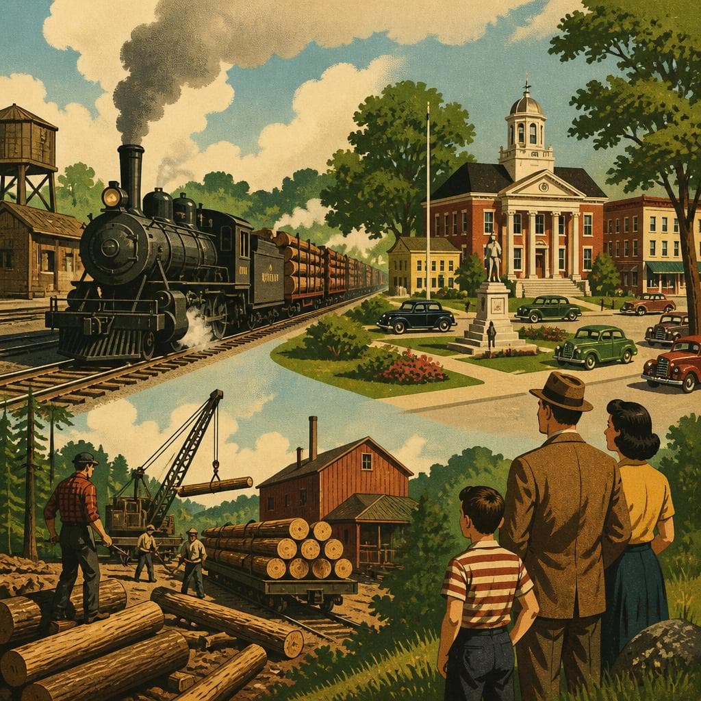 Cover art for Where the Rails Made a County Seat