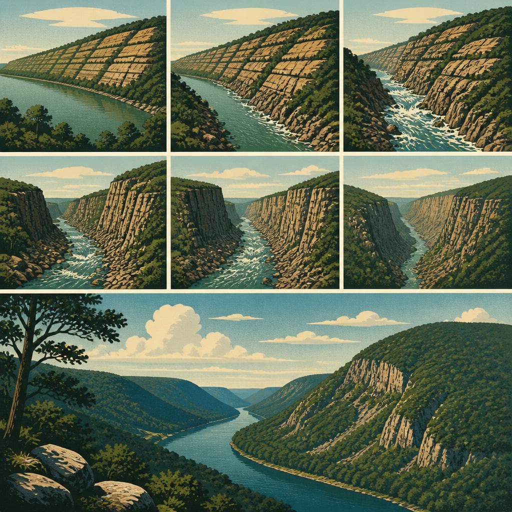 Cover art for How a River Split the Ridge