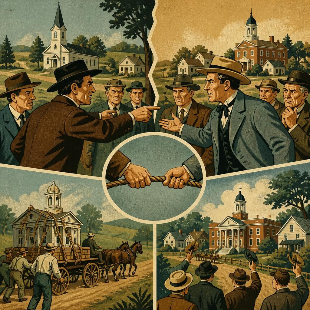 Cover art for When the County Seat Left Bloomington