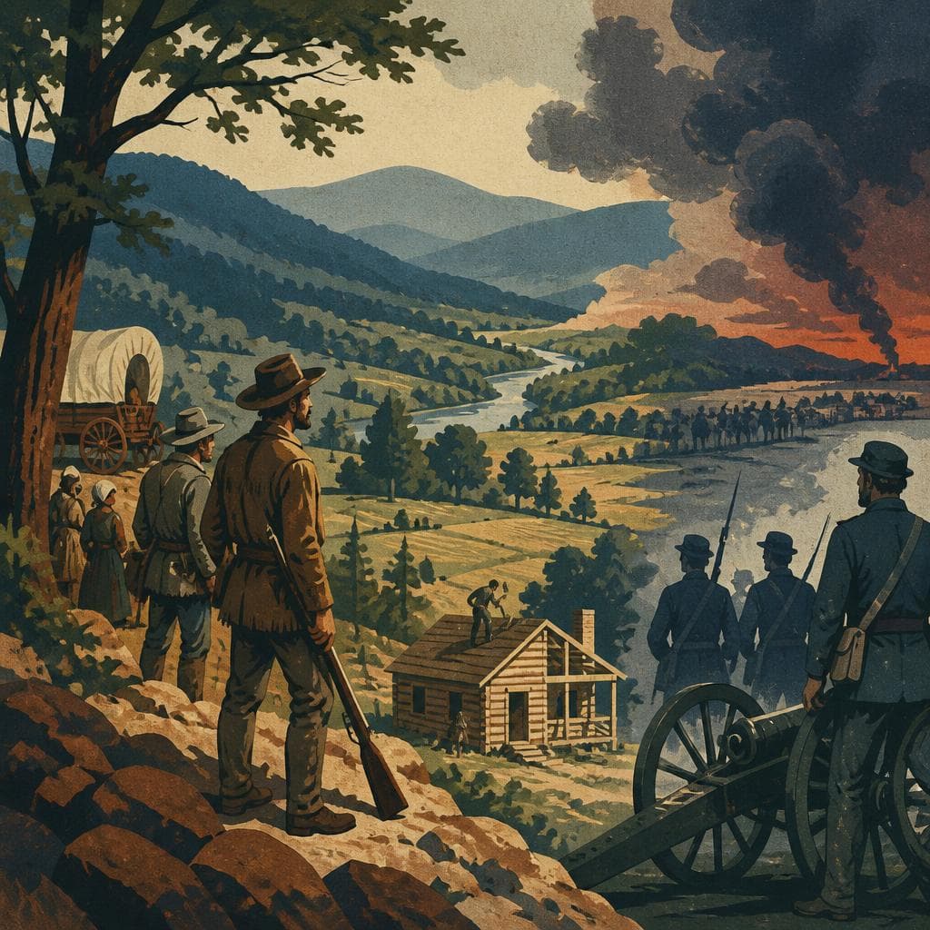 Cover art for A County Born at the Edge of War