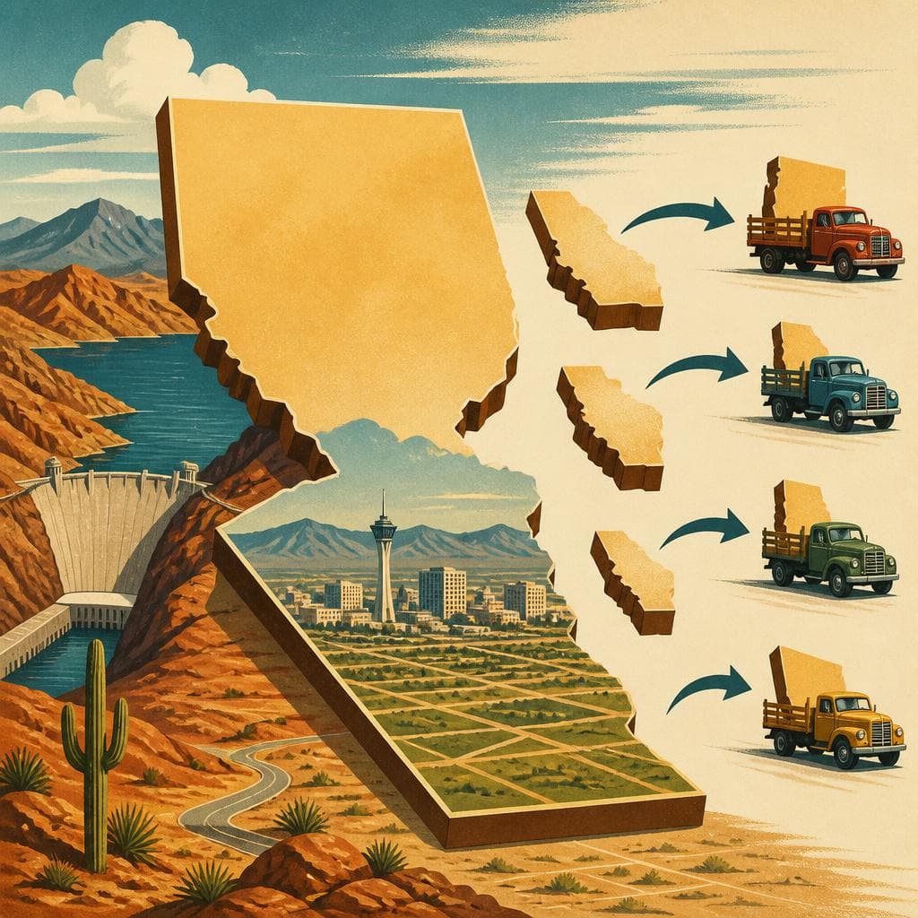 Cover art for A County That Kept Shrinking on Purpose
