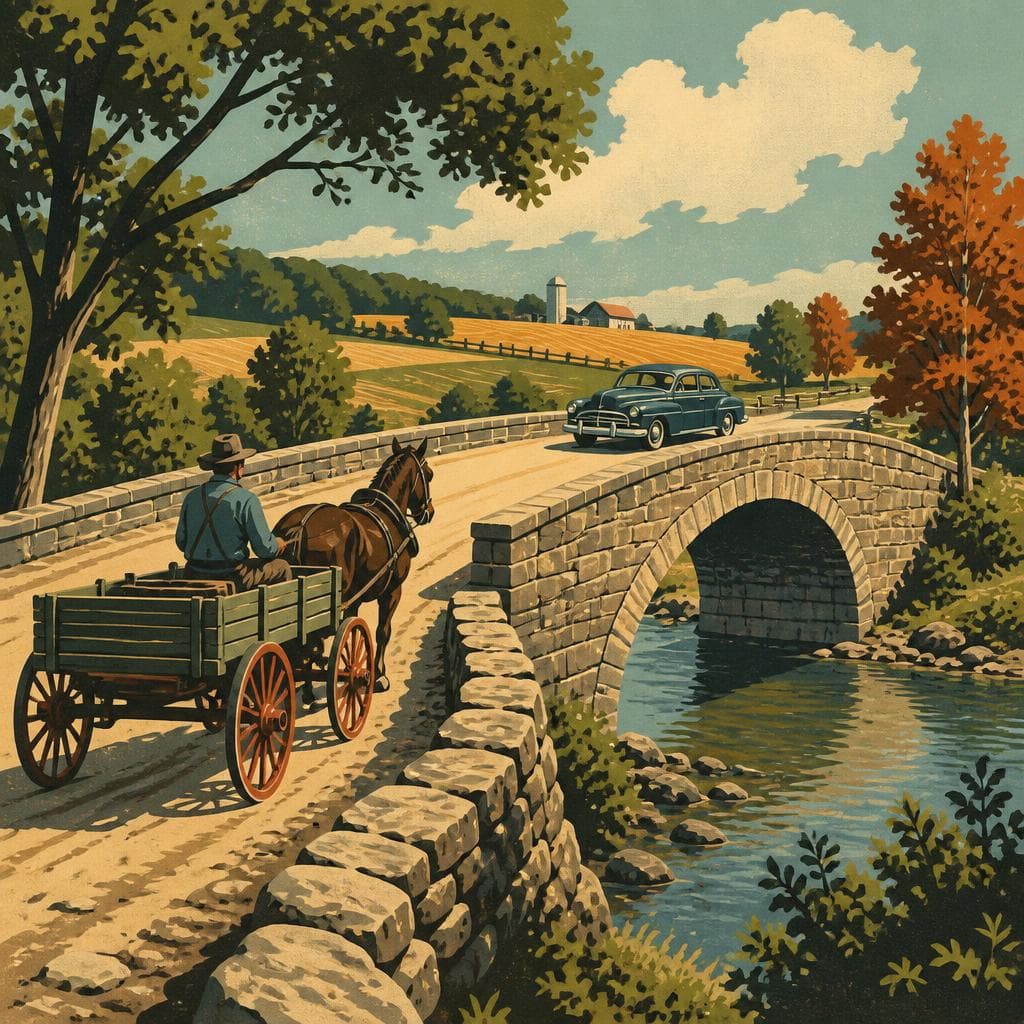 Cover art for Where the Road Learned to Last
