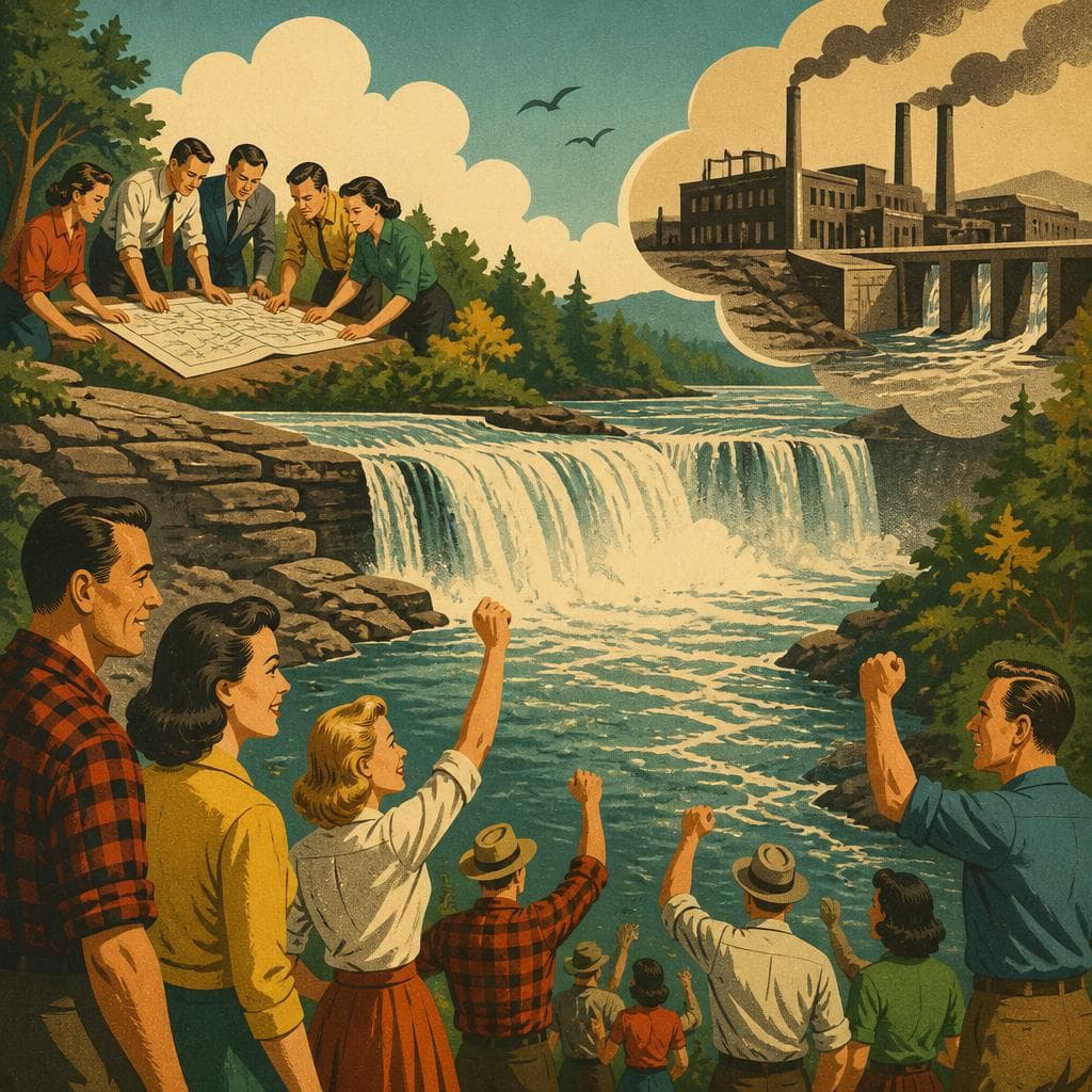 Cover art for How Cumberland Falls Was Saved