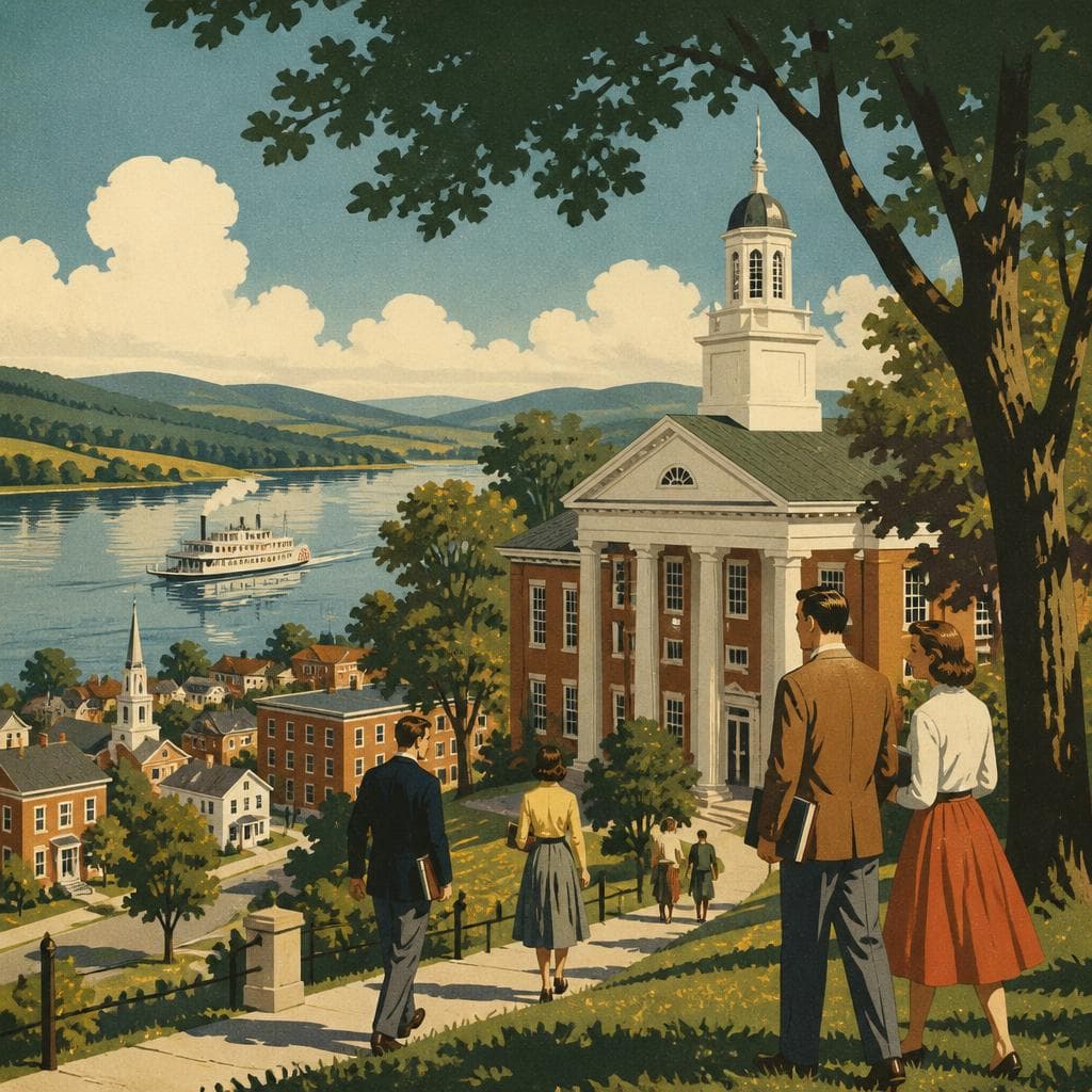 Cover art for When a River Town Built a College