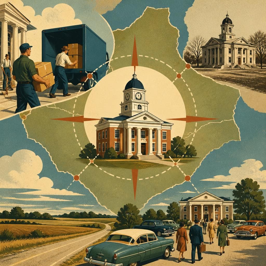 Cover art for When County Government Moved to Dumas