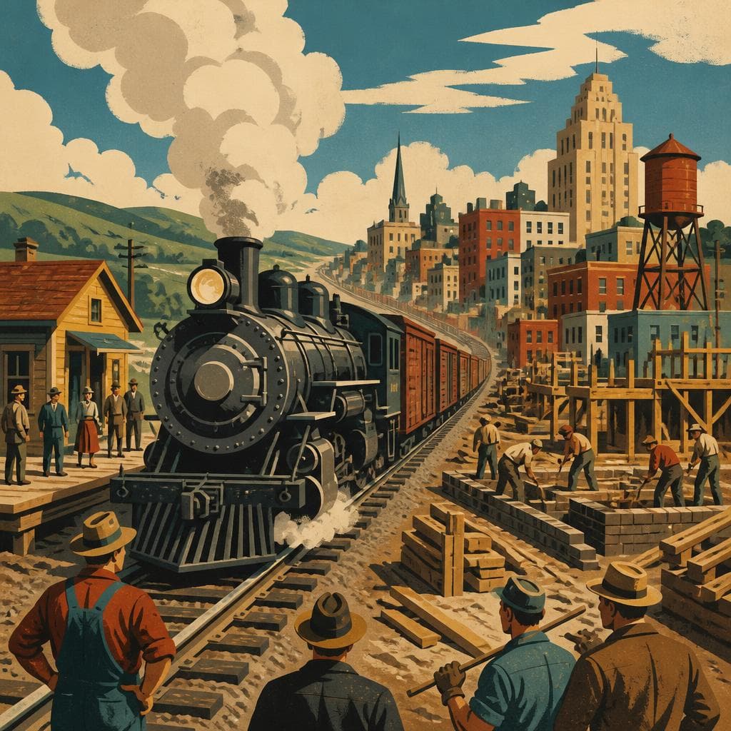Cover art for When the Railroad Drew Griffin Into Being