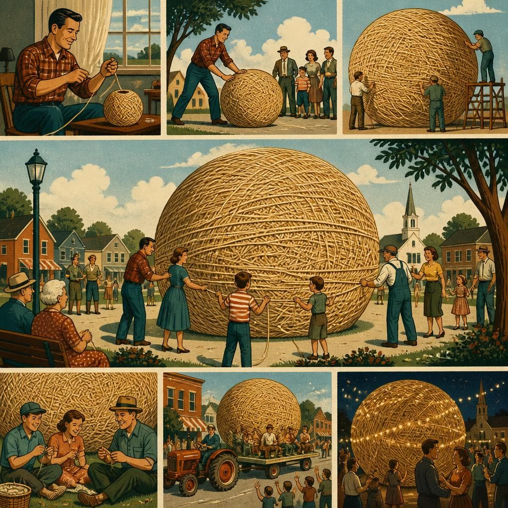 Cover art for How a Ball of Twine Became a Town