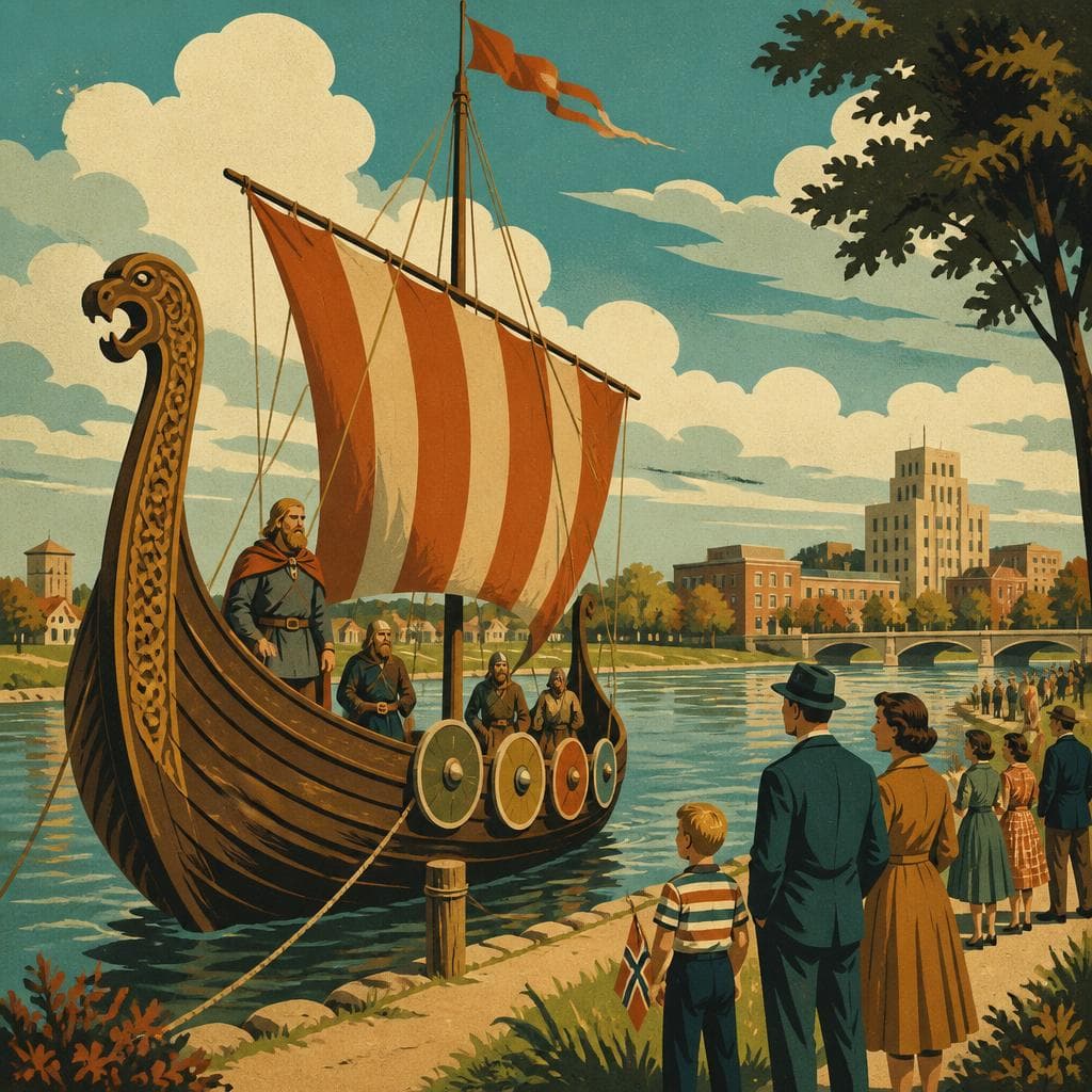 Cover art for A Viking Ship Came Home to Moorhead