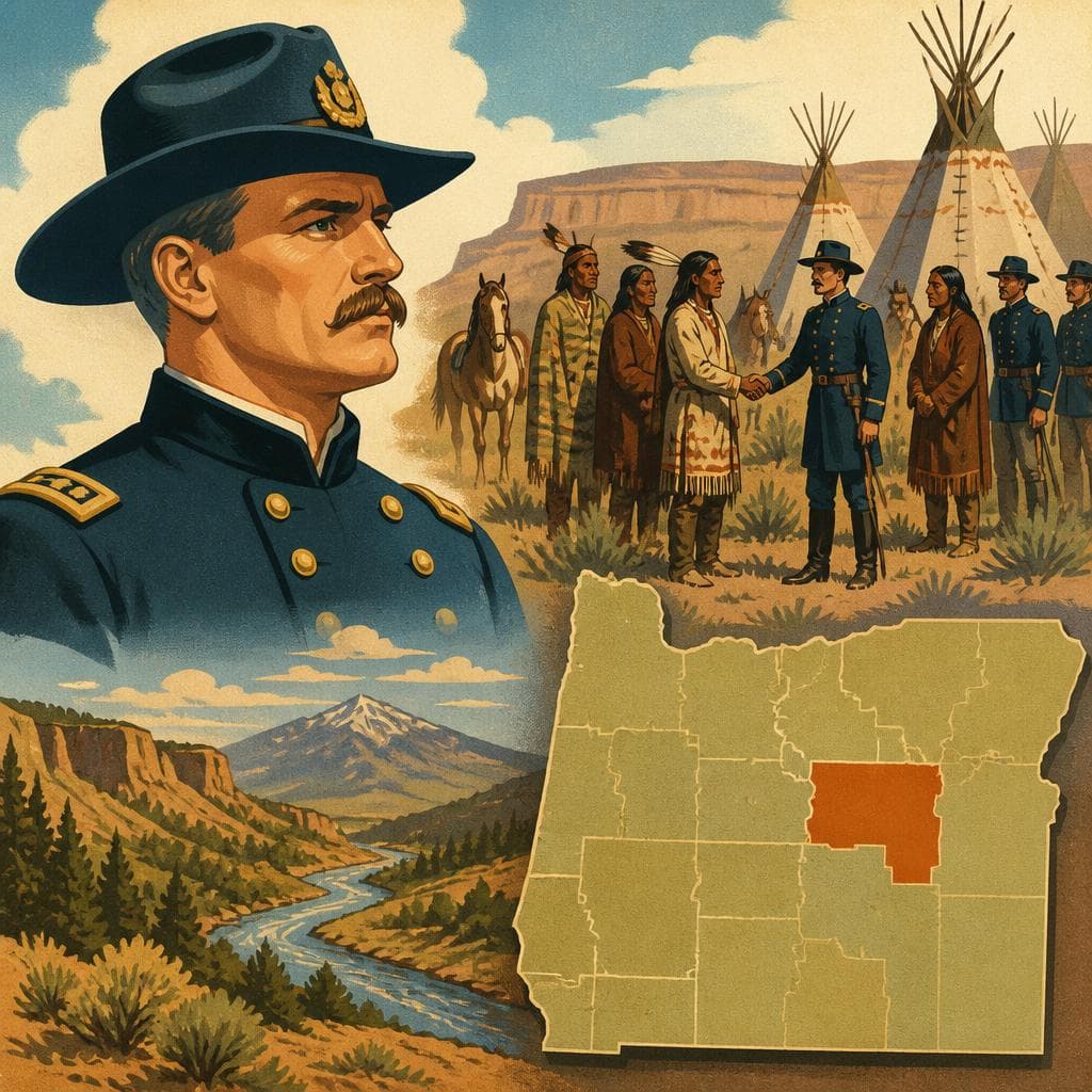 Cover art for How George Crook Reached an Oregon Map