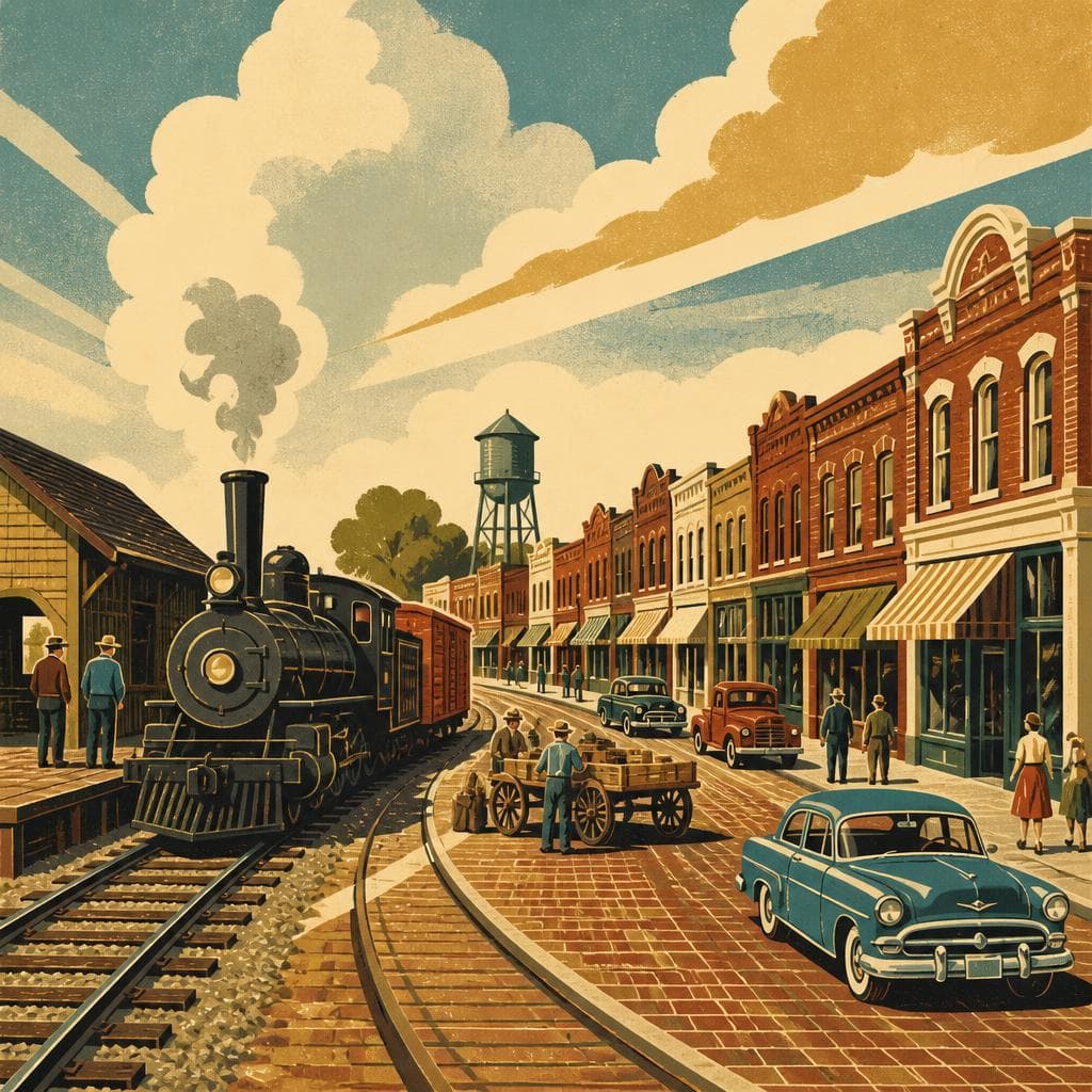 Cover art for Where the Railroad Turned Into Main Street