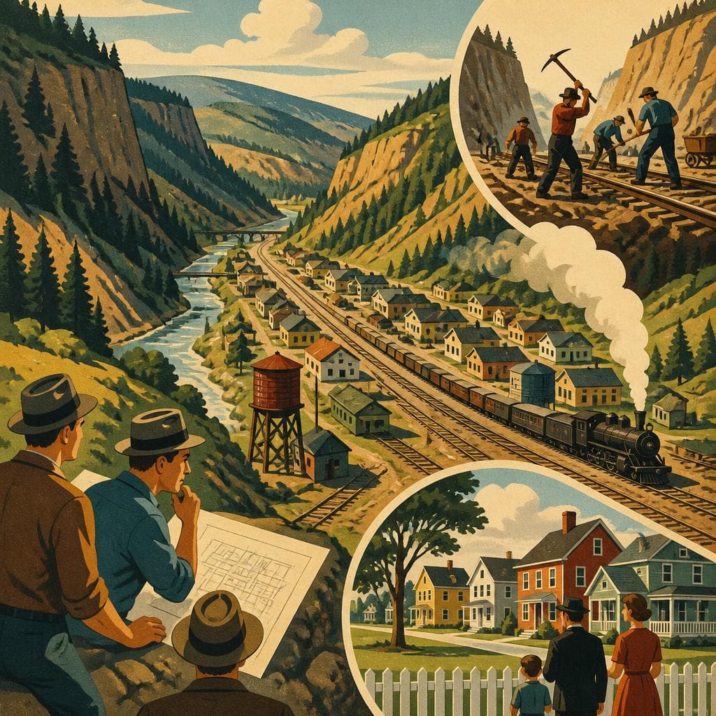 Cover art for The Town That Named Itself Big