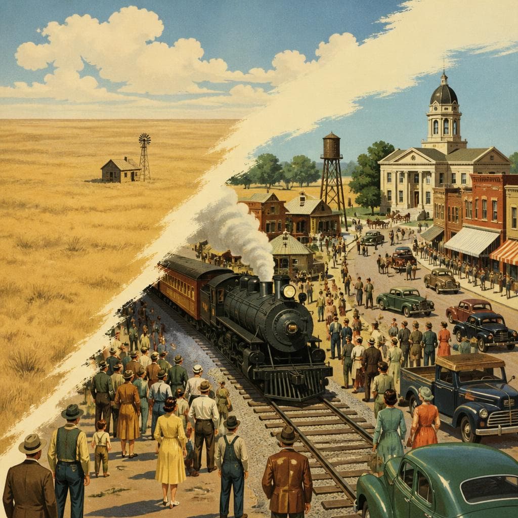 Cover art for When the Railroad Made a County Seat