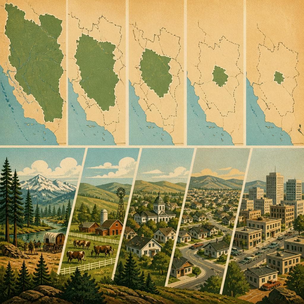 Cover art for The County That Started Out Too Big for the Map