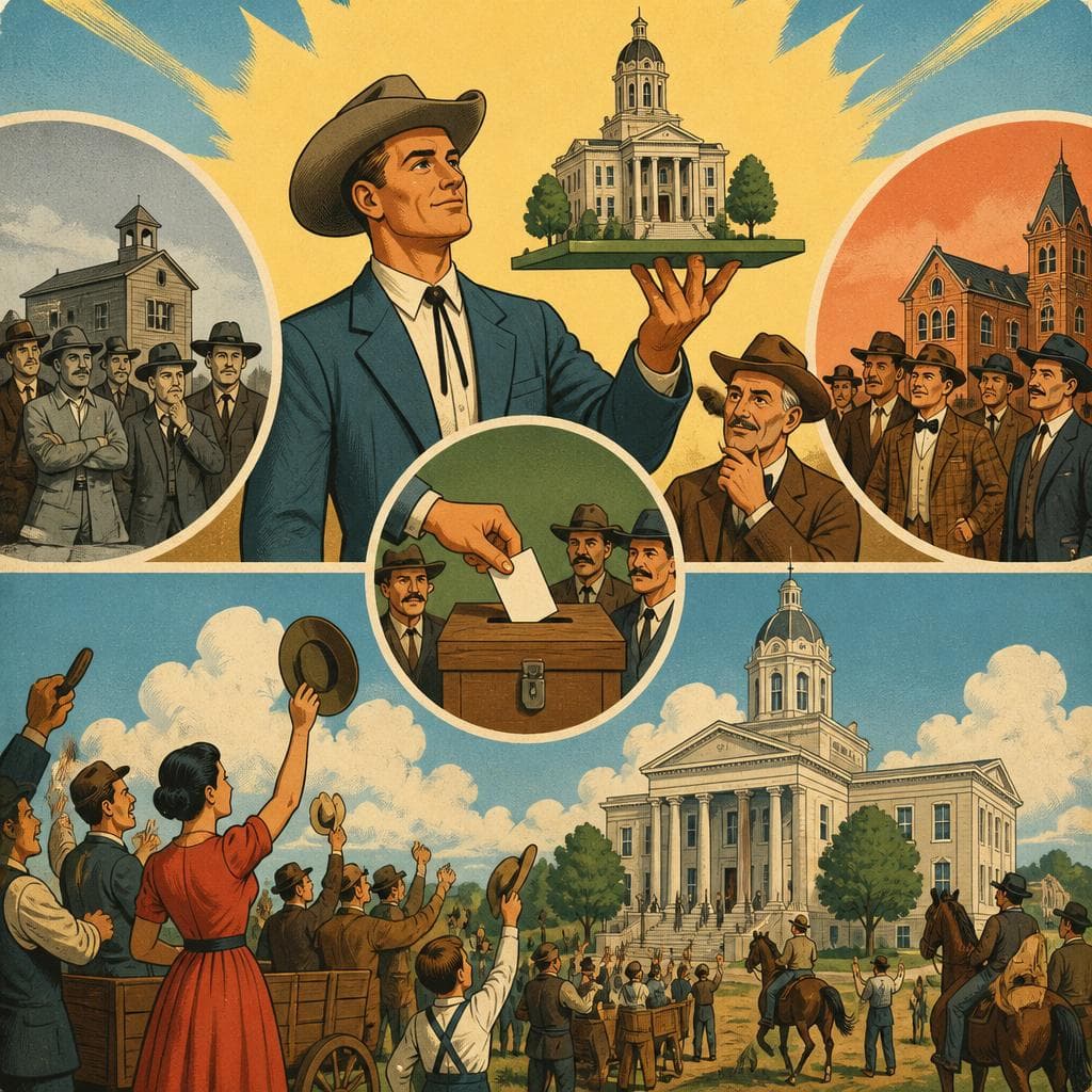 Cover art for How Caledonia Won the County Seat