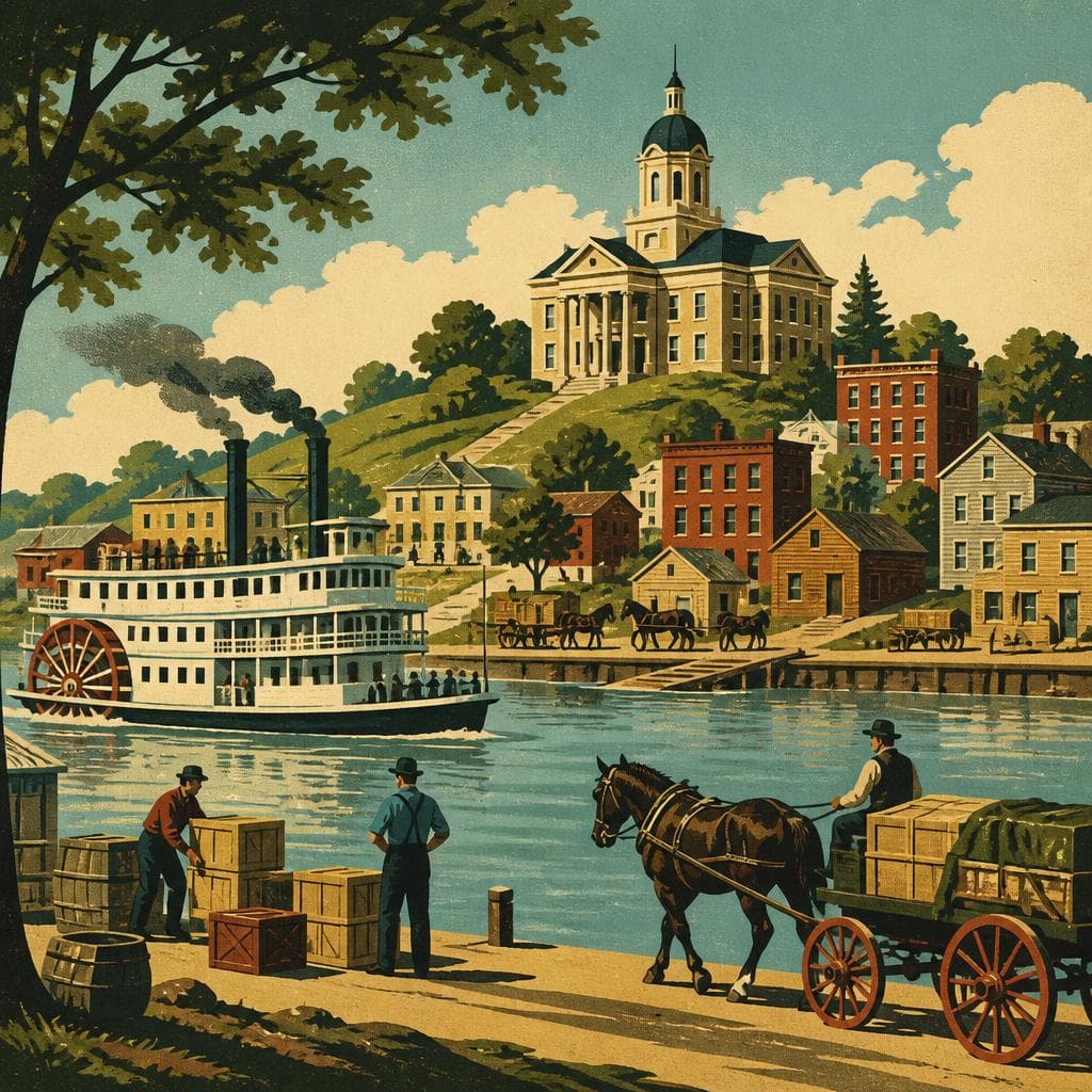 Cover art for Where the River Made a County Seat