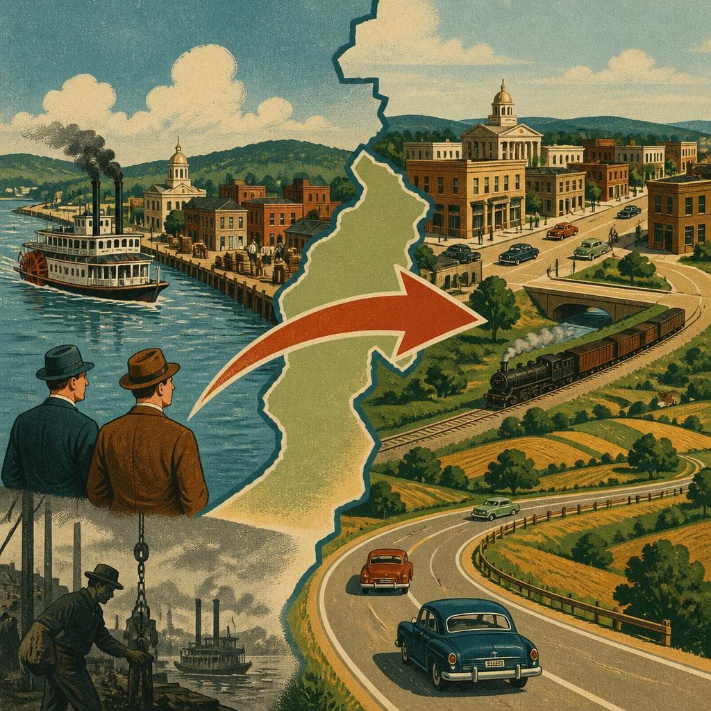 Cover art for How Mercer County’s Center Moved Inland