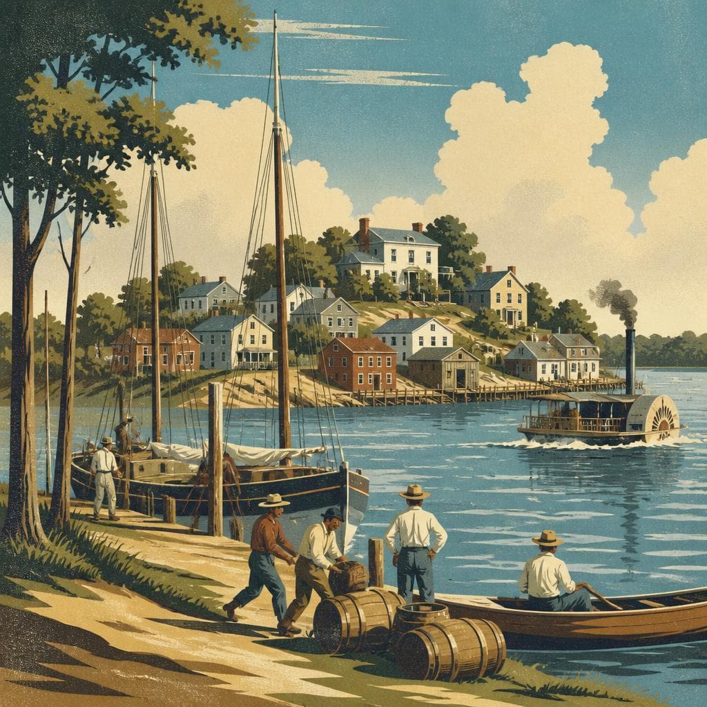 Cover art for Where the River Made the Town