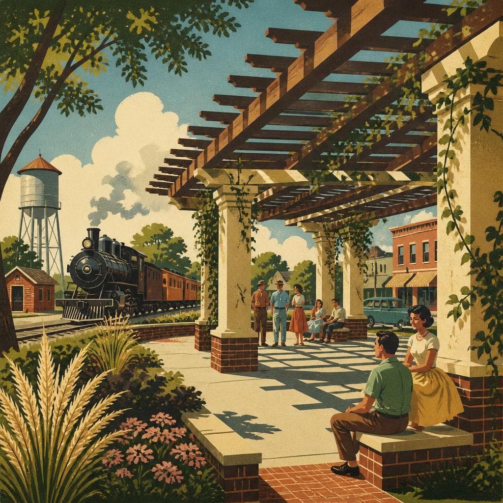 Cover art for A Pergola That Points Back to the Tracks
