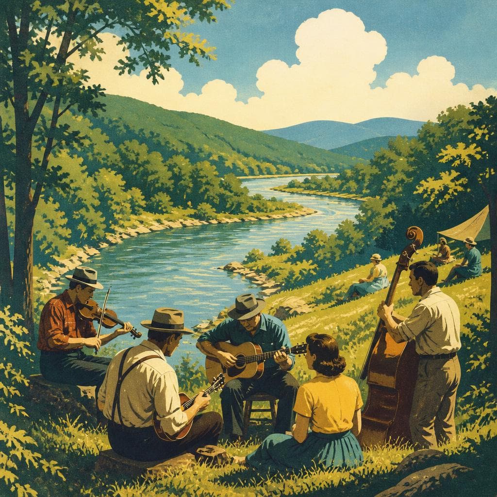 Cover art for Where the River Makes Room for Bluegrass
