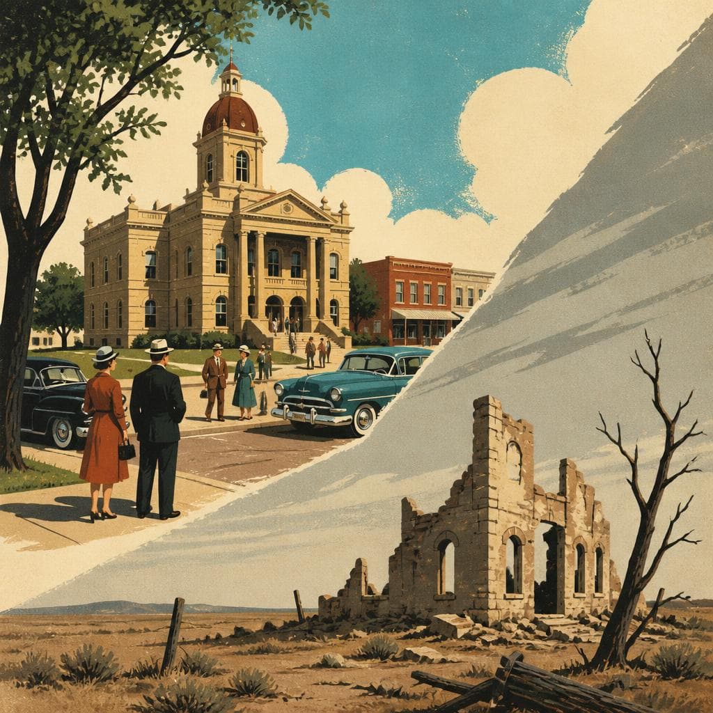 Cover art for When a County Seat Was Here, Then Gone