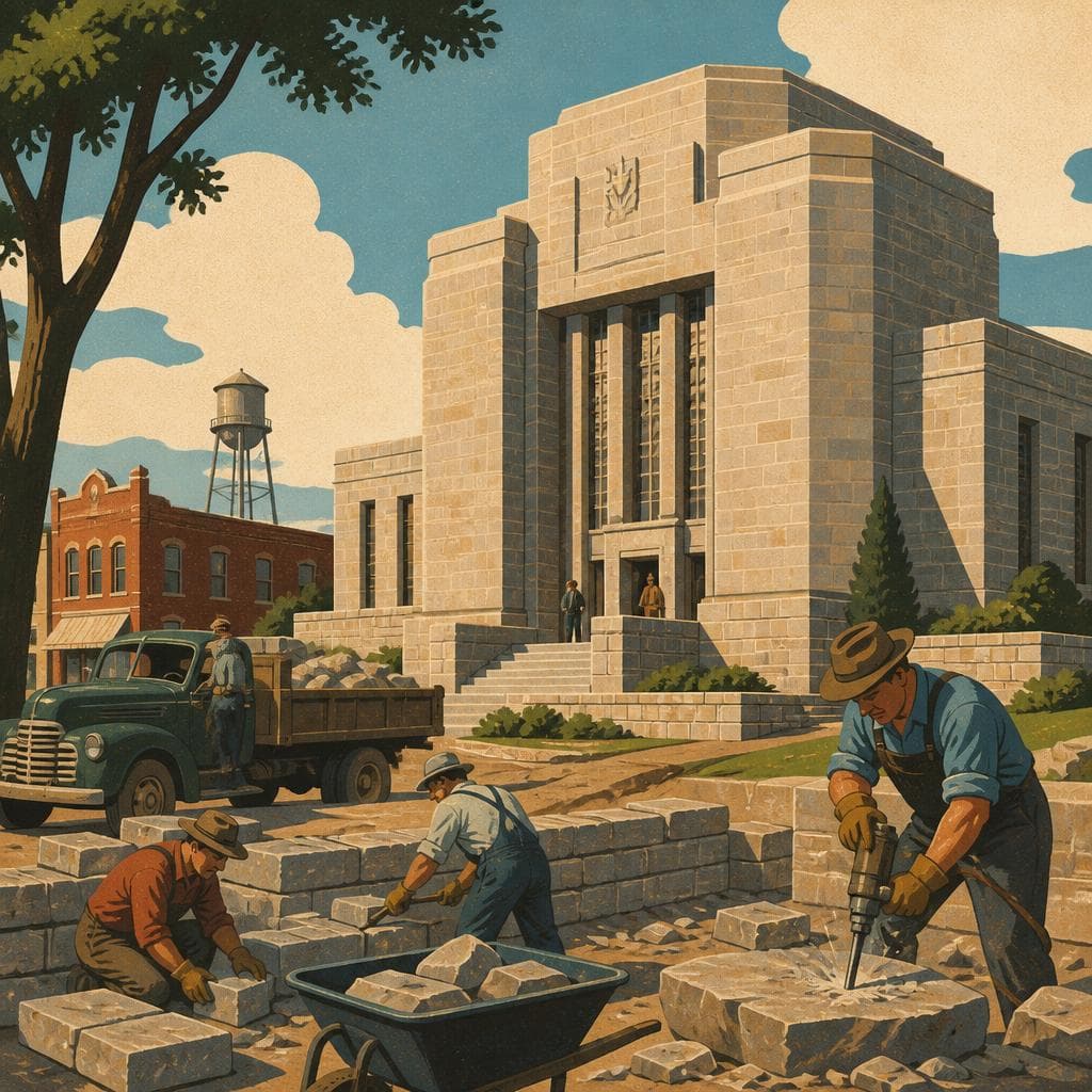 Cover art for Stone, Drill, and the New Deal in Okemah