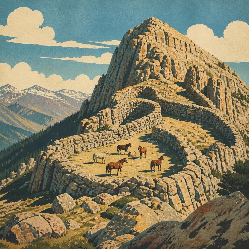 Cover art for Where the Mountain Made Its Own Corrals