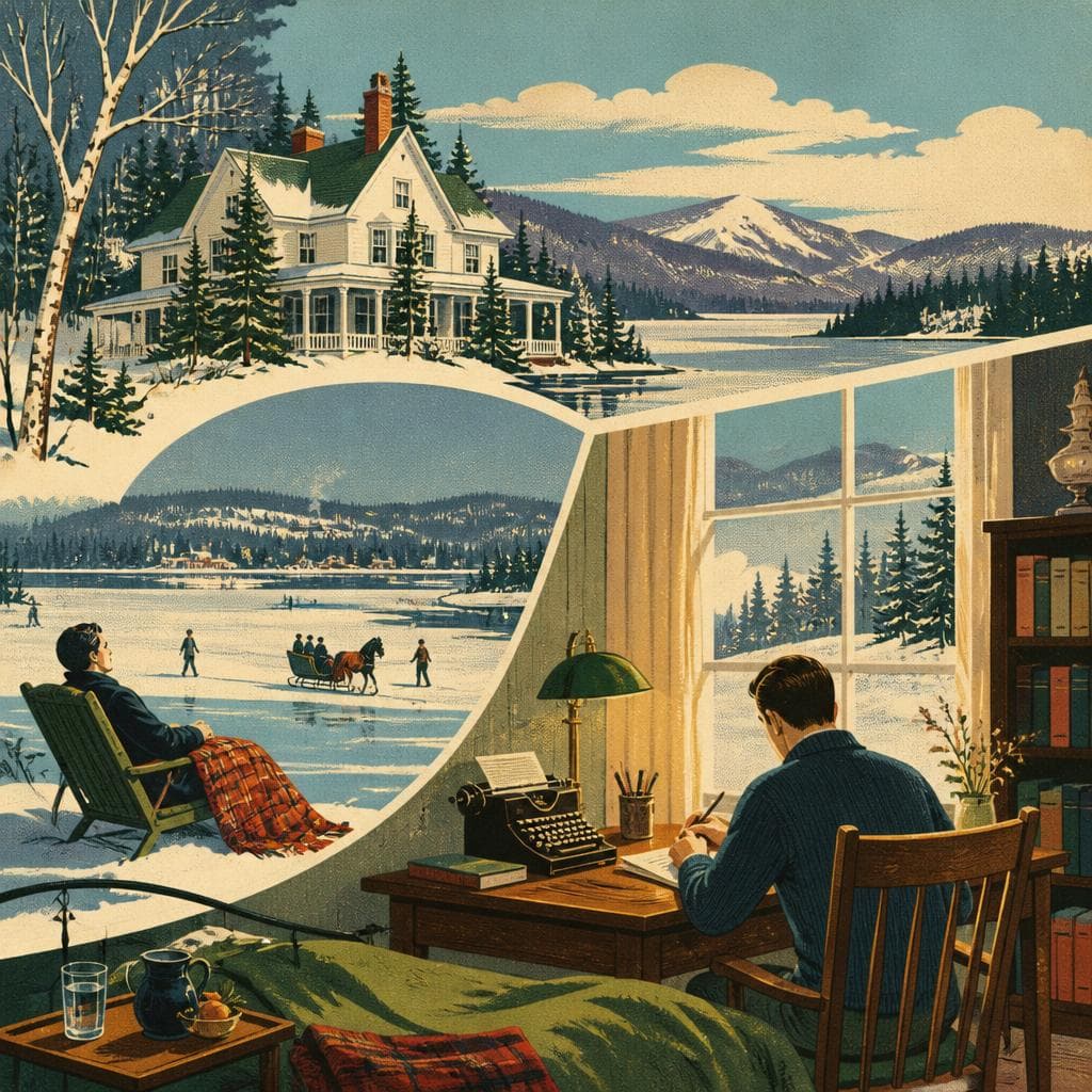 Cover art for A Winter Cure, Turned Literary