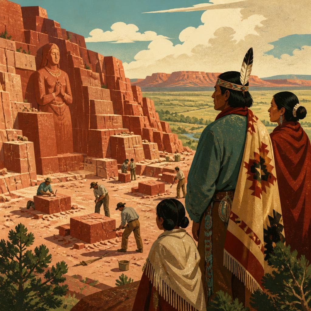 Cover art for Where Red Stone Became a Promise