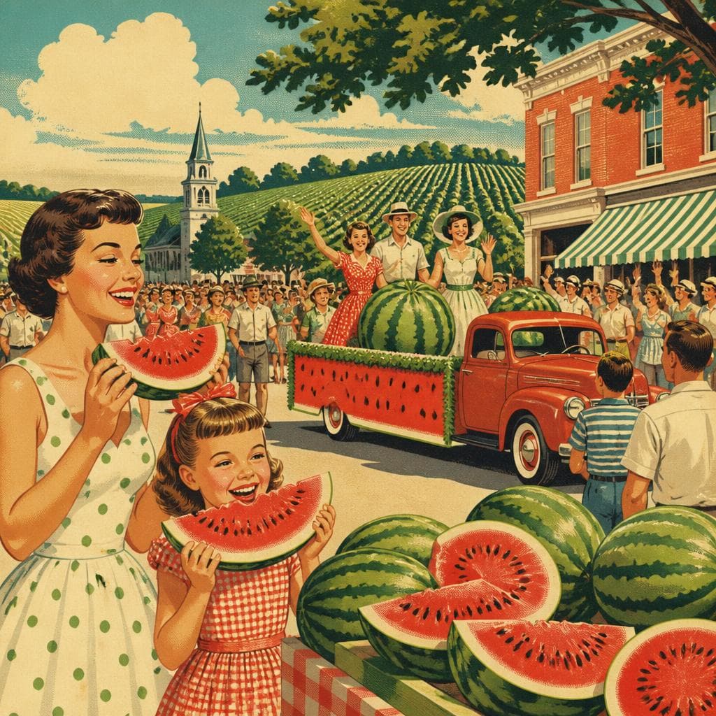 Cover art for When Watermelon Season Becomes a Town’s Main Event