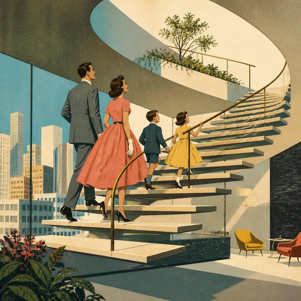 Cover art for A Staircase That Carries a Family’s Ambition