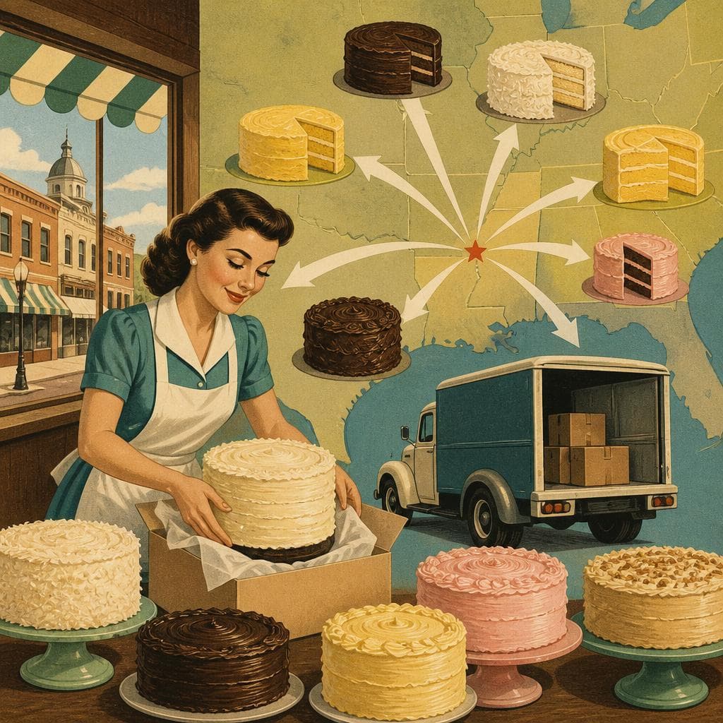 Cover art for Where a Small Mississippi Bakery Sends Big Southern Cakes