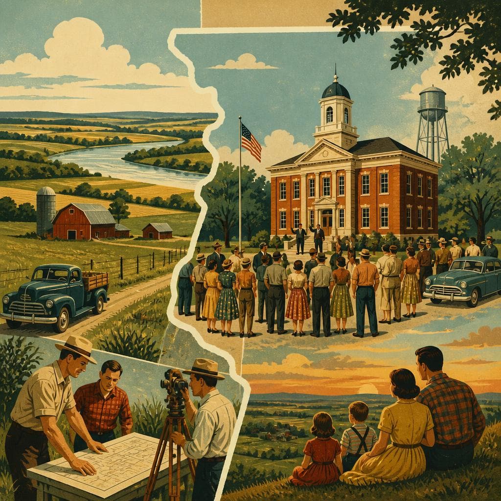 Cover art for A County Line Becomes a Community