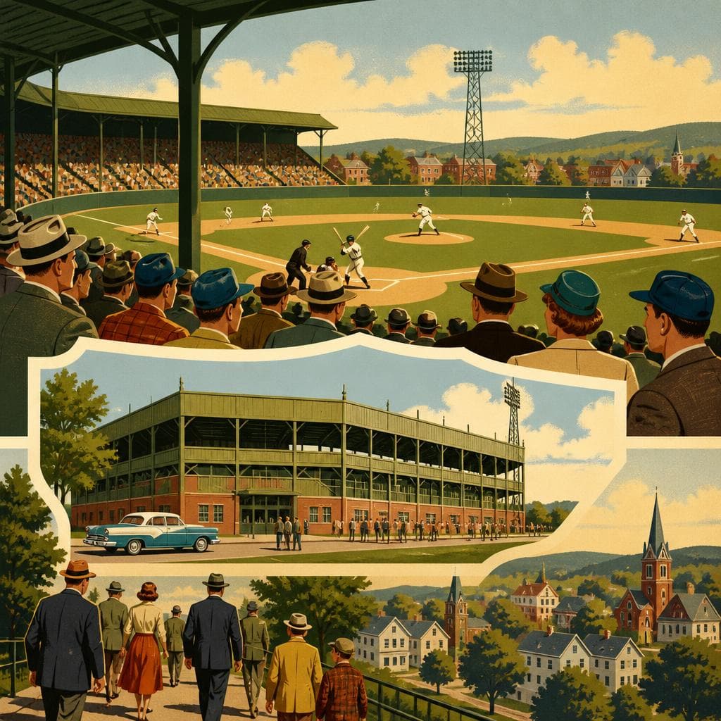 Cover art for The Ballpark That Kept Baseball Going
