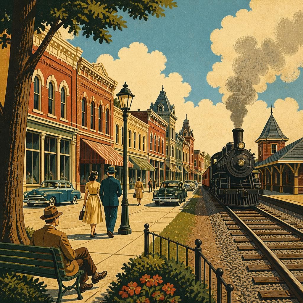Cover art for Brick Memory on Loogootee’s Main Blocks