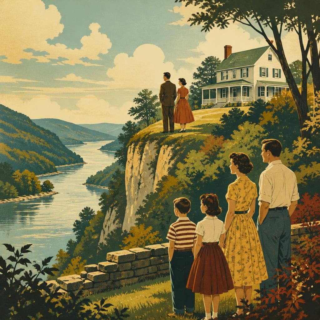 Cover art for Where a River Bluff Holds Two Family Histories